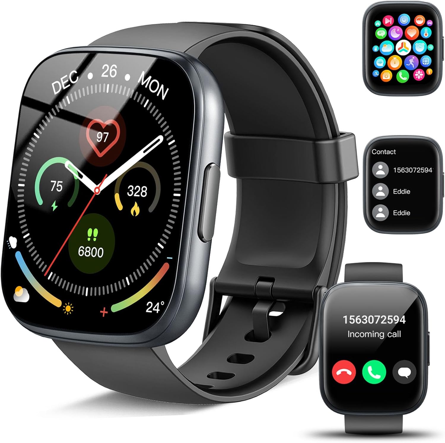 1.95 Zoll Smartwatch
